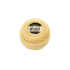 DMC Perlgarn Stärke 5 - 45 m – 745 gelb hellblass (Ausverkauf)