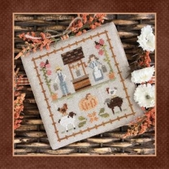 Stickvorlage Little House Needleworks - Fall On The Farm 9 Wishing You Well