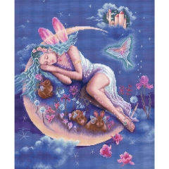 Leti Stitch Stickpackung - Evening Dreams 38x31 cm