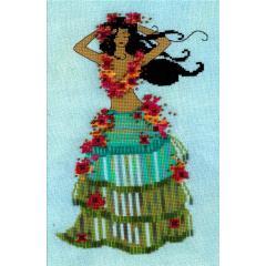 Mirabilia - Leilani the Hula Dancer - download PDF kostenlose Stickvorlage