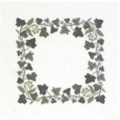 Deckchen Efeu - Haandarbejdets Fremme (Stickpackung)