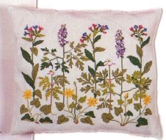Haandarbejdets Fremme - Kissen Wildblumen