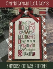Stickvorlage Primrose Cottage Stitches - Christmas Letters
