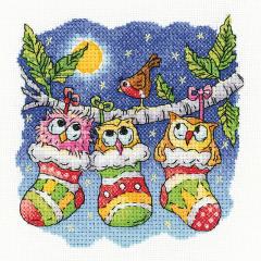 Heritage Crafts - A Christmas Hoot 10,5x10,5 cm