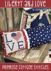 Stickvorlage Primrose Cottage Stitches - Liberty And Love
