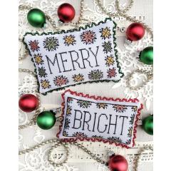 Merry & Bright - Hello From Liz Mathews (Stickvorlage)