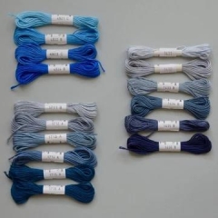 Soie dAlger Seidenstickgarn - Farbe 4010 blau
