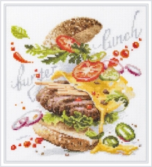 Chudo Igla Stickpackung - Burger Lunch 19x22 cm
