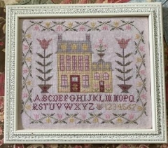 Stickvorlage Pansy Patch Quilts & Stitchery - Tulip House Sampler 