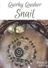 Stickvorlage Darling & Whimsy Designs - Quirky Quaker - Snail