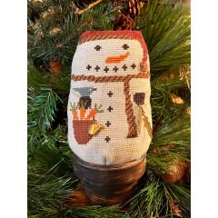 Stickvorlage Homespun Elegance Ltd - Sowing Carrots Snowman