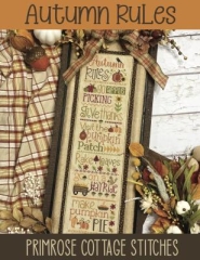 Stickvorlage Primrose Cottage Stitches - Autumn Rules