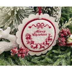 Reindeer Bauble - JBW Designs (Stickvorlage)