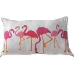 Fremme Stickpackung - Kissen Flamingos 40x65 cm
