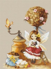 Luca-S Stickpackung - Coffee Fairy 18x23,5 cm