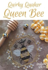Stickvorlage Darling & Whimsy Designs - Quirky Quaker - Queen Bee