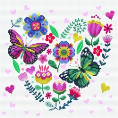 Stickpackung Needleart World - Love Garden