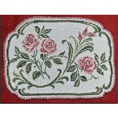 Vintage Pink Rosaprima - Keslyns (Stickvorlage)