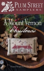 Stickvorlage Plum Street Samplers - Mount Vernon Christmas