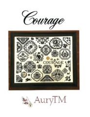 Stickvorlage AuryTM Designs - Courage