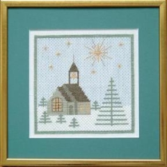 Fremme Stickpackung - Winterlandschaft 13x13 cm