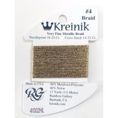 Kreinik #4 002HL - Gold High Lustre