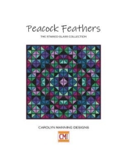 Stickvorlage CM Designs - Peacock Feathers