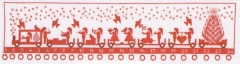 Stickpackung Haandarbejdets Fremme - Adventskalender 17x67 cm