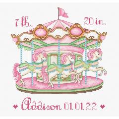 Leti Stitch - Baby Carousel Pink