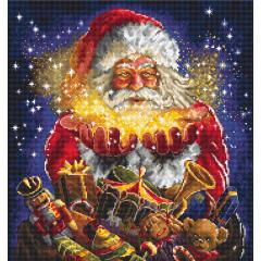 Leti Stitch Stickbild Christmas Miracle 29x 30cm