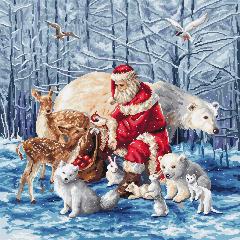 Leti Stitch Stickpackung - Santa and Friends