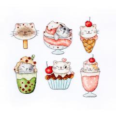 Leti Stitch - Summer Kitties 6er-Set