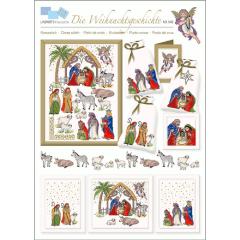 Stickvorlage Lindner's Kreuzstiche - Die Weihnachtsgeschichte
