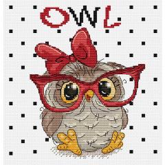 Luca-S Stickpackung - The Owl with Glasses