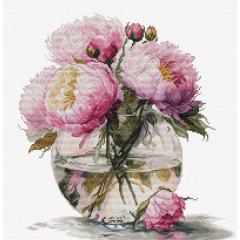 Luca-S Stickpackung - Bouquet of Peonies