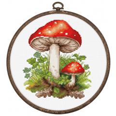 Luca-S Stickpackung - Amanita Muscaria mit Stickring