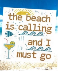 Stickvorlage Romy's Creations - The Beach Is Calling