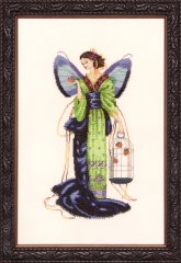 Stickvorlage Mirabilia Designs - September Sapphire Fairy