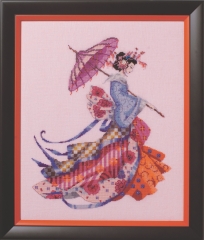 Stickvorlage Mirabilia Designs - Miss Cherry Blossom