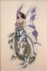 Stickvorlage Mirabilia Designs - Julys Amethyst Fairy
