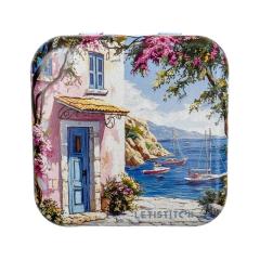 Leti Stitch Metallic Box - Mediterranean Coast