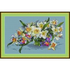 Stickpackung Merejka - Daffodils 49x30 cm