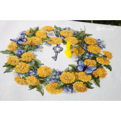 Stickpackung Merejka - Dandellion Wreath 26x30 cm