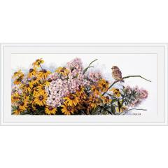 Merejka Stickpackung - Black Eyed Susans and Phlox