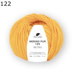 Merino Pur 125 retro - Pro Lana - mango (122)
