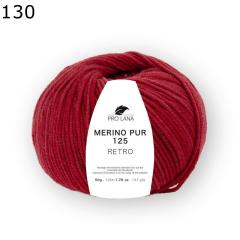 Merino Pur 125 retro - Pro Lana - rot (130)