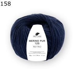 Merino Pur 125 retro - Pro Lana - dunkelblau (158)