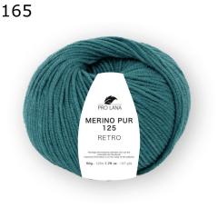 Merino Pur 125 retro - Pro Lana - petrol (165)
