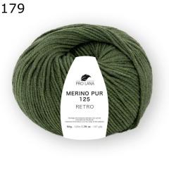 Merino Pur 125 retro - Pro Lana - dunkelgrün (179)