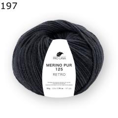 Merino Pur 125 retro - Pro Lana - dunkelgrau (197)